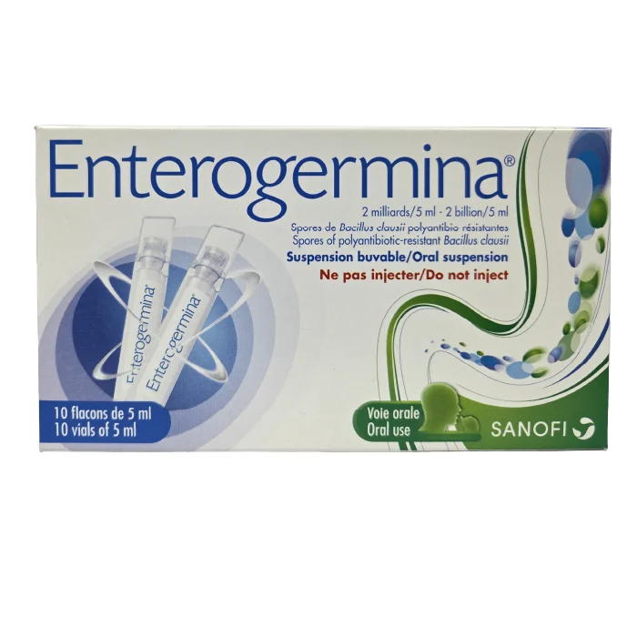 Enterogermina Oral Suspension - 10 Vials x 5ml
